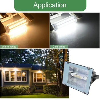 Kaguyahime LED R7S Lempa 6W 9W 12W 110V, 220V LED Lemputės šviesos srautą galima reguliuoti Kukurūzų Lempos 78mm 118mm 135mm Pakeisti Halogeninės Šviesos diodų (LED Šviesos Vietoje