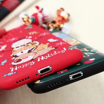 Kalėdų Animacinių filmų Lėlės Atveju Xiaomi Poco F2 Pro Mi A3 9 10 Pastaba Ultra Lite 9T Redmi Pastaba 8T 9S 5 6 7 8 9 Pro Max 9A 8A Apima