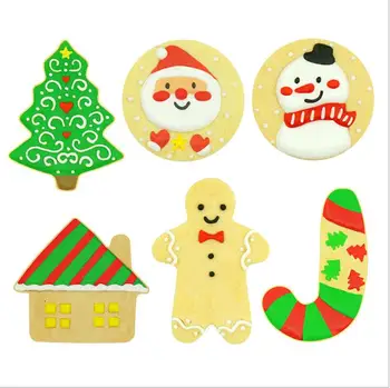 Kalėdų Cookie Cutter Nerūdijančio Plieno Sumažinti Saldainių, Sausainių Kepimo Formą Kepimo Įrankiai Kalėdų Tema Metalo Pjovikliai Pelėsių Snaigės Snowm