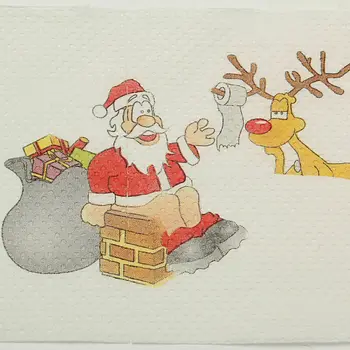 Kalėdų Tualetinio Popieriaus Ritinėlio Namų Santa Claus Vonia Tualetinio Popieriaus Ritinėlio Kalėdų Prekių Kalėdų Dekoro Audinių Roll Stalo Servetėlė