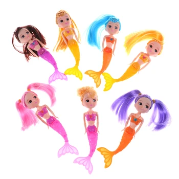 Kawaii 1pcs Už Gimtadienio Dovanos Barbei Anime Vonios Žaislų, Kūdikio Mergina Žaislų Mada Vaikams Mermaid Princess Lėlių Jūros tarnaitė Mergaičių Žaislai