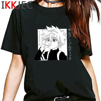 Kawaii Hunter X Hunter Marškinėlius Vyrams trumpomis Rankovėmis Killua Zoldyck T-shirt HXH Hisoka Marškinėliai Anime, Manga Hip-Hop Topai Marškinėliai Vyras