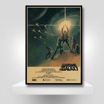 Klasikinio Filmo Plakatų Kolekcija Superhero Derliaus Plakatai, Sienų Lipdukai Kambarį Juostoje Namuose Tapetai Apdaila