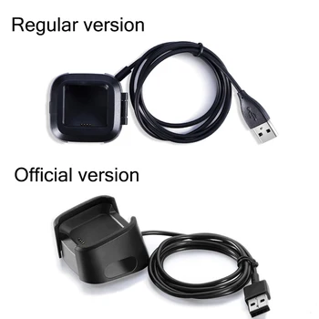 Kokybės USB Įkrovimo Kabelis Lopšys Stotis Fitbit Atvirkščiai Įkroviklis Tinka tiek Atvirkščiai Juosta Smart Žiūrėti Pakeitimo USB Įkroviklio Kabelį
