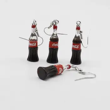 Kūrybos bižuterijos modeliavimas cola auskarai korėjos versija, paprastos ponios dovana auskarai 