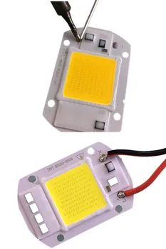 LED, COB IC 50W Raudona mėlyna žalia geltona rožinė AC 220V 380NM Smart IC 50w Didelės galios Vairuotojo IC šviesos karoliukai lempos chip potvynių šviesos