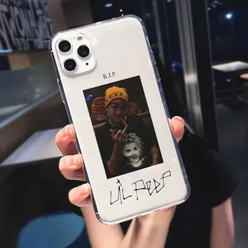 Lil Peep Hellboy Meilės Silikoninis Galinio Dangtelio Atveju iPhone 12 Pro Max XS XS Max XR 8 7 6S Plus X 11Pro Max Telefono Coque 