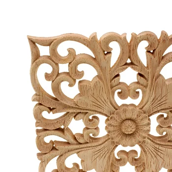 Mediniai Decal Tiekimo Europos Stiliaus Aplikacijos Natūralaus Medžio Drožyba Priedai Ir Mažmeninė Prekyba.Woodcarving