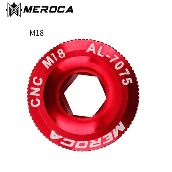 MEROCA MTB Aliuminio Lydinio CNC Varžtas Kalnų Dviračių Skriejiko Dangtelio Varžtus M18/M19/M20 Varžtas Už SHIMANO Iamok