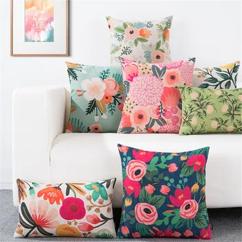 Mesti pagalvės pagalvėlė padengti gėlių, augalų office juosmens pagalvės, sofos, pagalvėlės, pagalvės užvalkalą padengti kambarį apdaila