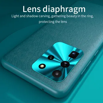 Metalo Lens Case for Samsung Galaxy A51 A71 A41 M31 S20 Ultra Plus atsparus smūgiams Silikoninis Dangtelis, skirtas 
