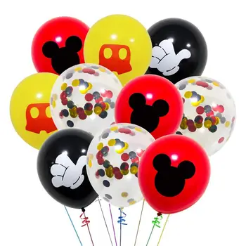 Mickey Mouse Gimtadienio Dekoracijų Rinkinį su Gimtadieniu Reklama Įkvėpė Tortas Toppers Vaikams Už Vėliavos Dekoracija Dovanos