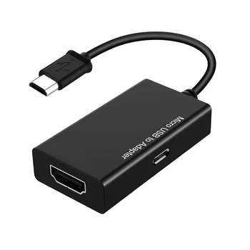 Micro USB Į HDMI suderinamus 1080P HD Audio Video Kabelis, HDTV Konverteris Adapteriai TV, PC, Nešiojamas Telefoną, Planšetinį