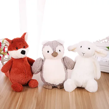 Mielas Triušis Lėlė Baby Minkštas Pliušinis Pingvinas fox Žaislai Vaikams Miega Mate Įdaryti &Pliušinis Gyvūnų Žaislai Mergaitėms Gimtadienio Dovanos