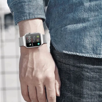 Milano Kilpos Diržas, Apple Watch band 44mm 42mm 38mm 40mm, nerūdijančio plieno apyrankė Diržas iwatch serijos 6 5 4 3 2 1