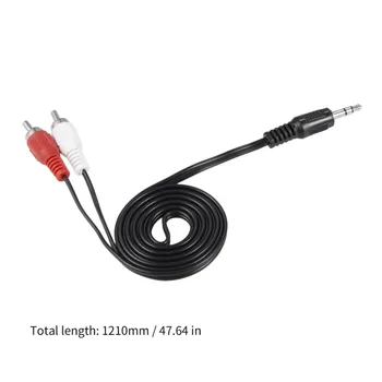 Mini 3,5 mm Jack Plug 2 RCA Male Muzikos Stereo Audio Y adapteris Adapteris Kabelio Kabel Laidas AUX Mp3 Pod Telefonas, TV, Garso Garsiakalbių