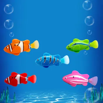 Mini Bionic Žvejybos Žaislas Elektros Plaukimo Stebuklinga Le Bao Žuvis, Povandeninis Pasaulis Giliai Jūros Elektroniniai Jutikliai, Žuvų Kūdikių Vonia Dovanos