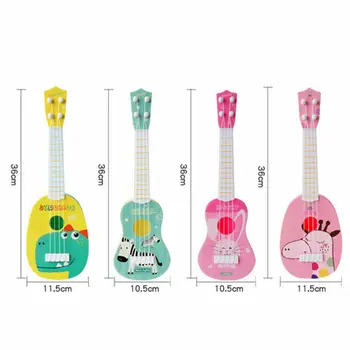 Mini Keturias Eilutes, Havajų Gitara Muzikos Instrumentas, Vaikai, Vaikams mokomieji Žaislai Anksti intelektinės plėtros Žaislas