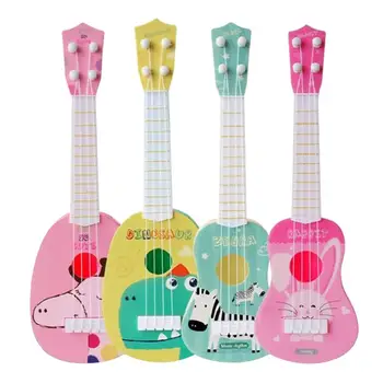Mini Keturias Eilutes, Havajų Gitara Muzikos Instrumentas, Vaikai, Vaikams mokomieji Žaislai Anksti intelektinės plėtros Žaislas