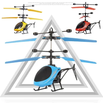 Mini RC Nepilotuojamų Sraigtasparnių Infraed Indukcijos 2 Kanalų Elektroninės Juokinga Pakabos Dron Orlaivių Quadcopter Mažas drohne Vaikams, Žaislai