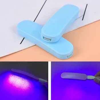 Mini Ultravioletinių Kietinimo Lempa DC5V UV Gelio Gydant Šviesos USB Į 