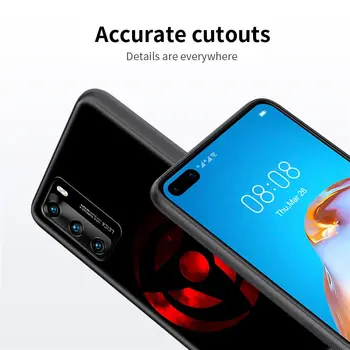 Minkštas Telefoną Atveju Huawei 30 P40 P20 Pro P10 Lite P Smart 2019 2020 Silikono Fundas Padengti Naruto Žymeklis