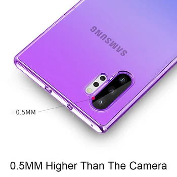 Minkštos TPU Padengti Telefono dėklas, Skirtas Samsung Galaxy Note 8 9 10 S8 S9 S10 Plius S10E A7 A9 2018 A20 A30 A40 A50 A60 A70 A80 M20 Coque