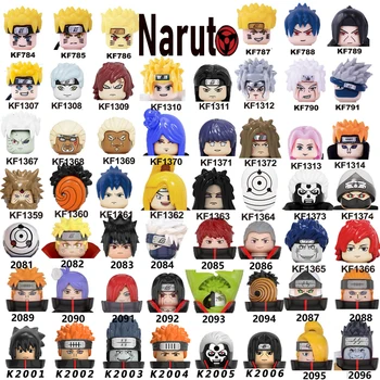 Narutoes Blokai Japonijos Anime Duomenys Hatake Tobi Uzumaki Uchicha Jiraiya Uchiha Itach Modelis Vaikams Galvos Žaislai