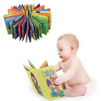 Naujagimio Kalbos Pažinimo Medžiaga Knyga Kūdikių Intelekto Vystymosi Pradžioje Gyvūnų Nuotraukos Audiniu Knygos Švietimo Žaislai