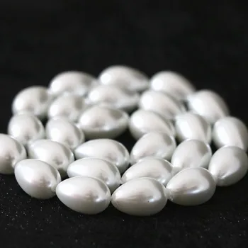 Naujai vandens lašelius ašaros imituojamas-pearl 5*7mm 7*9 mm 9*13mm balta ir kreminė karšto pardavimo 