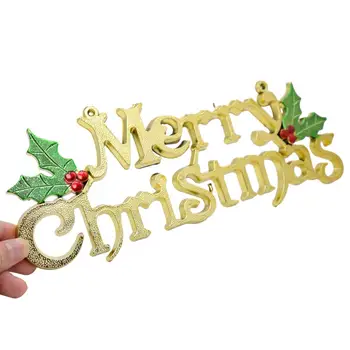 Naujas 1pcs Kalėdų Eglutės Kabantys Papuošalai Linksmų Kalėdų Žodis Durys, Lauko Papuošimai Kalėdinės Namų Dekoracijos
