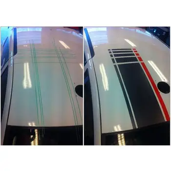 Naujas 5m PVC Car Wrap Knifeless Juosta Dizaino Linijos Automobilių Lipdukai Pjovimo Įrankis Vinilo kinas Vyniojimo Cut Tape Auto Priedai