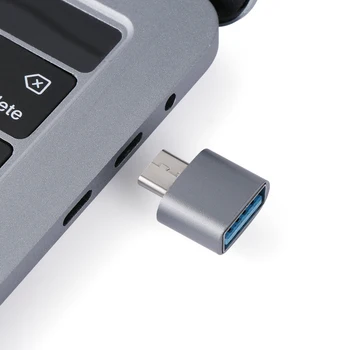 Naujas Mini Metalo Vyrų ir Moterų USB-C 3.1 C Tipo USB 3.0 OTG Konverteris Adapteris, skirtas 