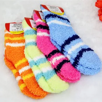 Naujas žiemos šiltas baby berniukas ir mergaitė kojinės prekės kokybės vaikai vaikai rankšluostį storos kojinės mažmeninės prekybos