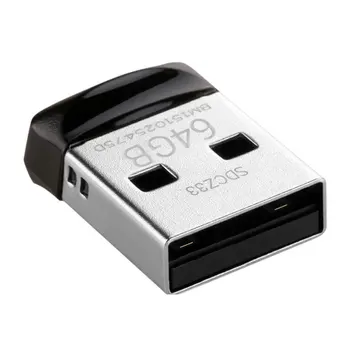 Originalios Sandisk USB Flash Drive 64GB 32GB 16GB Mini Fash Memory Stick Pen Drive USB 2.0 Flash Atminties kortelė