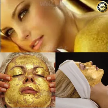 Originalus 24K aukso kaukė Kovos raukšlių veido kaukė veido priežiūra sugriežtinti odą, balina veido kaukės, veido kėlimo firming