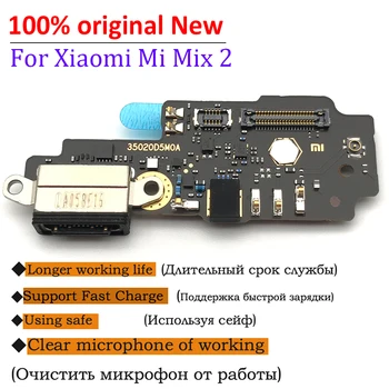 Originalus Už Xiaomi Mi Sumaišykite 2S 2 S Mix2s Doko Jungtis USB Įkroviklio Įkrovimo lizdas Flex Kabelis Lenta Su Mikrofonu Micro