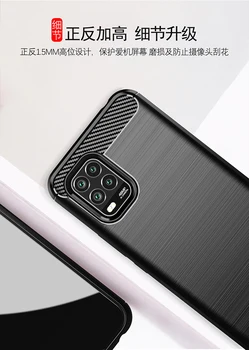 Padengti Xiaomi Mi 10 Lite 5G Atveju Xiaomi Mi 9 10 Lite Anglies Pluošto Apvalkalo antidetonaciniai Telefoną Atveju Xiaomi Mi 10T Pro 5G Dangtis