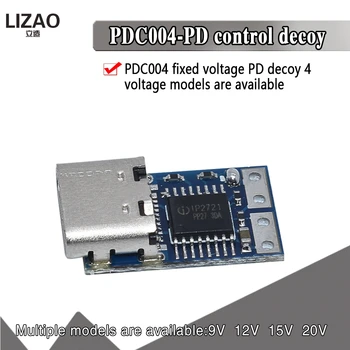 PD masalui modulis PD23.0-DC DC sukelti ilgiklis QC4.0 įkroviklis 9V 12V 15V 20V