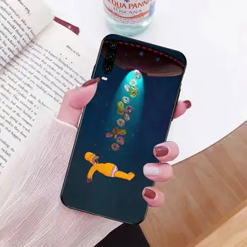 PENGHUWAN Mielas Animacinių filmų Simpson Telefono dėklas Padengti Huawei 30 P20 Mate 20 Pro Lite Smart Y9 premjero 2019