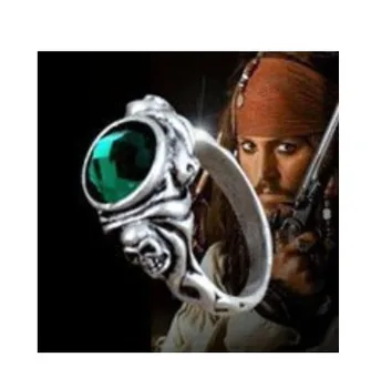 Piratai Karibų vyras aksesuaras Žiedas Mirties Kapitonas Jackparrowkull kietas gotikos Žiedas dropshipping filmą cosplay