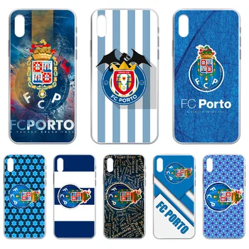Portugalija Porto futbolo Telefono Case cover For iphone 4 4S 5 5C 5S 6 6S PLIUS 7 8 X XR XS 11 PRO SE 2020 MAX skaidrus hoesjes