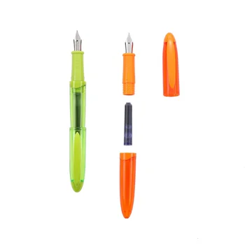 Prabangos kokybės rašalo papildymo cartridgeMini rašalo rašiklis, plastikinis rašiklis, mini fontanas Pen，su rašalu catridge