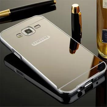 Prabangus Aukso Veidrodėliai Aliuminio korpusą, Samsung Galaxy J5 J7 j3 skyrius 2016 