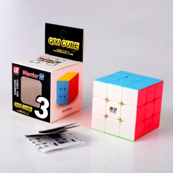 Qiyi Kariai W Spalvinga 3x3x3 Kubo 3 Sluoksnių Magic Cube Profissional Konkurencijos Cubo 3x3 Neo Įspūdį Greitis Kubo Žaislai Vaikams