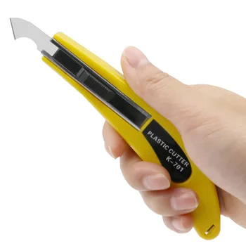 QSTEXPRESS Kablys peilis Akrilo CD pjovimo įrankį peilį organinio stiklo pjovimo ABS Cutter organinių valdybos įrankis