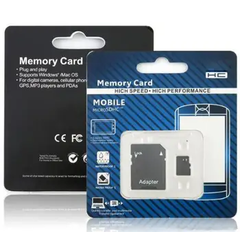 Realias galimybes juoda atminties kortele +kortelė, adapteris micro tf kortelė TF kortelė 512mb, 2gb, 4gb 8gb16gb 32gb 64gb 128gb 256 gb Nemokamas pristatymas