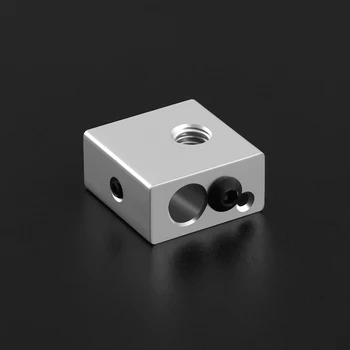 Reprap Makerbot MK7 MK8 Aliuminio Šildytuvo Blokas Spausdinimo Galvutė Karšto baigiasi Šildymo Blokas 20*20*10 20x20x10 mm 3D Spausdintuvas