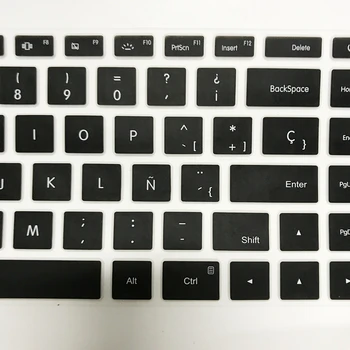 Rusijos Klaviatūros Lipdukai Silikono ispanijos Klaviatūros Dangtelis Xiaomi Mi Sąsiuvinis Oro 12.5 13.3 Pro 15.6 Odos Raštas Filmas