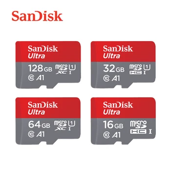 SanDisk Ultra micro SD Kortelės 100MB/S 400GB 256 GB 200GB 128 GB 64 GB MicroSDXC TF Card 32GB 16GB microSDHC UHS-I Class10 Atminties kortelę